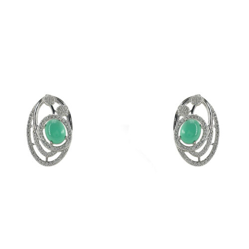 VER-0148 / 1250  SILVER 925  Gross Wt. 9.6700 Gms  EARRING