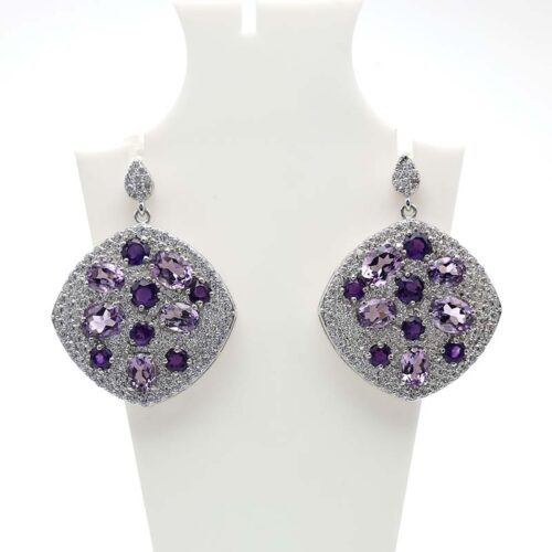 VER-0332 / 1500  SILVER 925  Gross Wt. 27.1300 Gms  EARRING