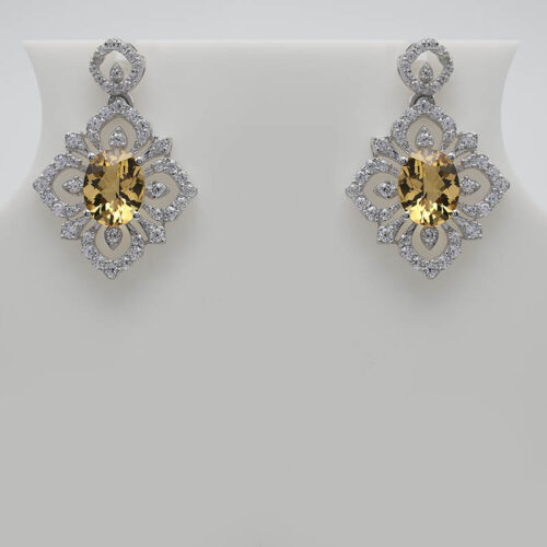 VER-0281 / 1562  SILVER 925  Gross Wt. 7.8100 Gms  EARRING