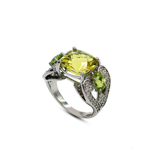 VRG-0808 / 2444  SILVER 925  Gross Wt. 6.0900 Gms  RING