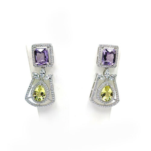 VER-0906 / 2815  SILVER 925  Gross Wt. 12.7800 Gms  EARRING