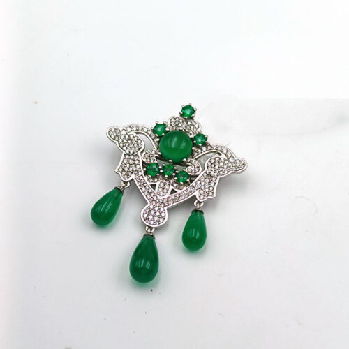 BROCH-1057 / 3655  SILVER 925  Gross Wt. 16.2100 Gms  BROCH