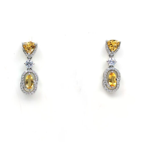 VER-1011 / 3860  SILVER 925  Gross Wt. 4.6400 Gms  EARRING