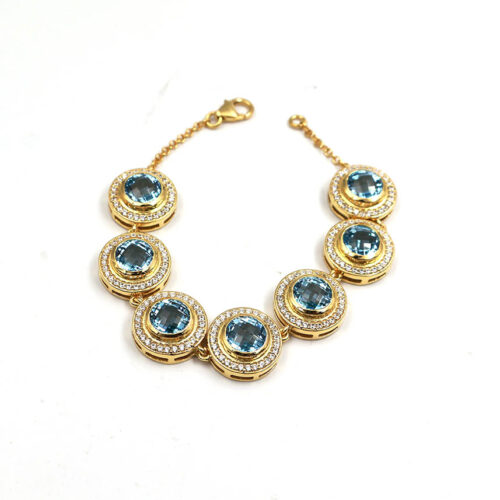 VBR-GP-1046 / 4140  SILVER 925  Gross Wt. 25.1500 Gms  BRACELETE